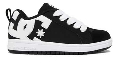 Tenis Dc Shoes Court Graffick Bkw Negro | Meses sin interés