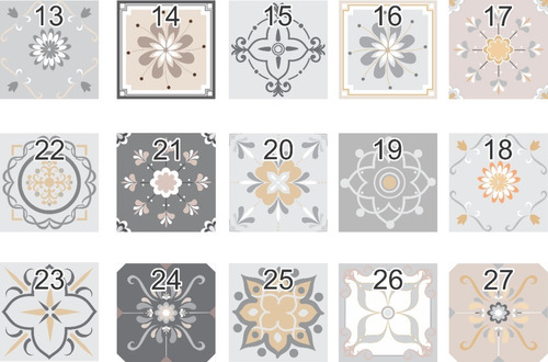 Vinilos Adhesivos Para Azulejos 10x10cm-pack X 10 Unidades