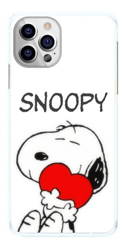 Capinha Snoopy Abraçado Com Coração Capa Celular