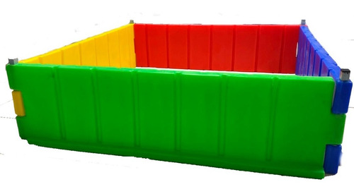 Piscina De Bolinhas Cercado Colorido Infantil 1x1 Crianças