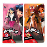 Muñeca Rena Rouge Y Marinette Miraculous Lady Bug Bandai 