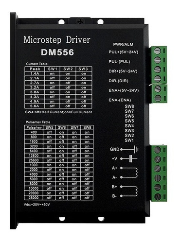 Dm556 Driver Para Motor A Pasos Dc 20-50v 5.6a