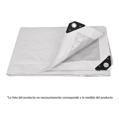 Lona 4 X 6 M, , Pretul Uso Rudo Proteccion Uv Color Blanco | Envío gratis