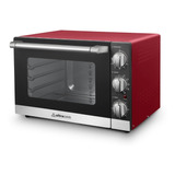 Horno De Mesa Eléctrico Ultracomb Uc-70c 70l Rojo/negro 220v