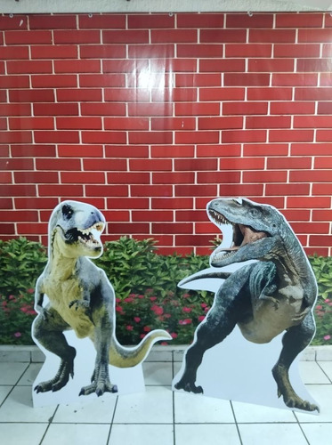 Figuras Coroplast Decorativas Dinosaurios 2 Pzs 150cm Alto