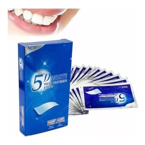 Branqueador Ultra Clareador Dental 28 Fita 5d White Original