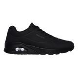 Tenis Skechers Dama Negro Memory Foam Original Mujer