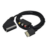 Cable Cinpel Rgb Scart Con Adaptador Av Para Sega Dreamcast