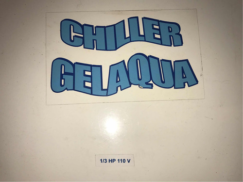 Chiller Gelaqua 1/3hp