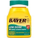 Aspirin 81 Mg Low Dose Americana 300 Enteric Coated Tablets Sabor Sin Sabor