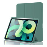 Funda iPad Air 4 Jihepocket Tríptico Soporte Lápiz Verde