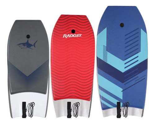 Pack 3 Bodyboard + Leash Para Muñeca / Surf Tabla