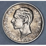Antigua Moneda 5 Pesetas 1878 Alfonso Xii 25 Gr Plata