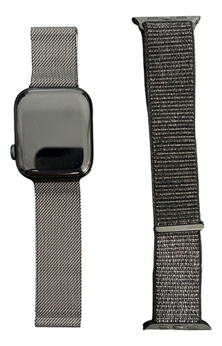 Apple Watch Series 7 Gps 45mm Preto Midnight Milanese Loop