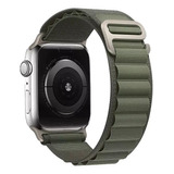 Hello Watch 3 Plus, 49 Mm (1:1 Ultra 2), Pantalla Amoled Hd De 4 Gb, Color Plata, Pulsera Color Verde, Bisel Plateado, Diseño De Pulsera Alpino