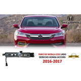 Faro De Niebla Leds Lado Derecho Honda Accord 2016-2017