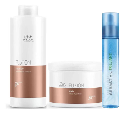 Kit Fusion Sh 1000ml + Masc 500ml + Trilliant 150ml