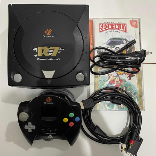 Sega Dreamcast R7 Versão Limitada Ótimo Estado C/ 2 Jogos