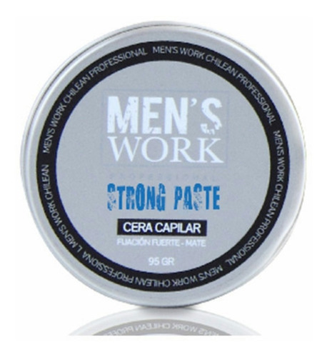 Cera Capilar Extra Fuerte Mens Work Strong Paste Barberia