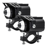 Faros Led Neblineros Para Motocicleta, Color Negro