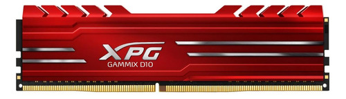 Memoria Ram Gammix D10 Gamer Color Rojo 16gb 1 Xpg Ax4u320016g16a-sr10