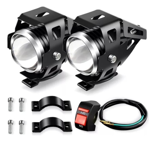 Neblineros Moto Led X2 / Kit Completo Led Cree 2120lm