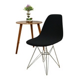 Kit 6 Capa De Cadeira Eiffel Eames Quarto Preto Exclusiva