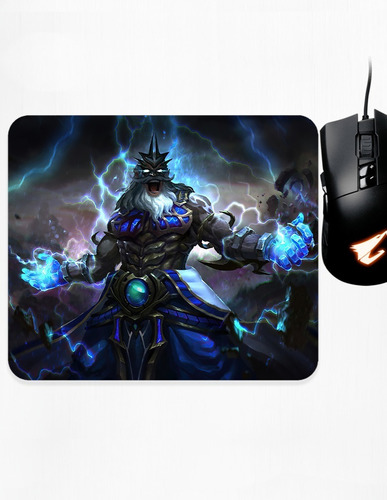 Mouse Pad Xs Zeus Dota 2 Videojuego