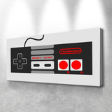 Cuadro Nintendo Control Decorativo En Lienzo Canvas 