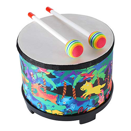 Tambor De Piso Niños, Instrumento De Percusión De 8 P...