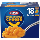 Macarrones Kraft Macaroni & Cheese 18pz De 204gr Importado