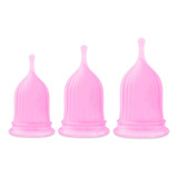 Rehanna Copa Menstrual Certificada  Set De 3 Copas Rosa 