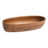 Plato Para Servir De Madera, Plato Para Secos, 22cm