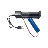 Cargador + Pila 18650 Con Conector  Usb Ramos Mejia