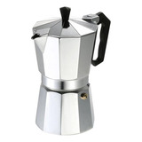 Cafetera Lexo Tipo Moka Italiana Aluminio 6 Tazas