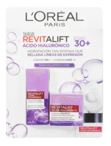 Ácido Hialurónico L'oréal Revitalift 2 Pzas