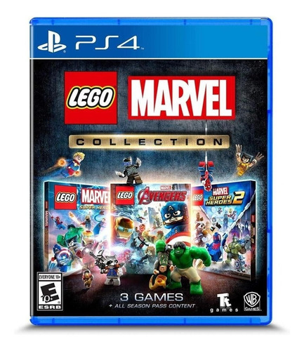 Lego Marvel Collection * Nuevo * Fisico * Ps4 * 3 Juegos 