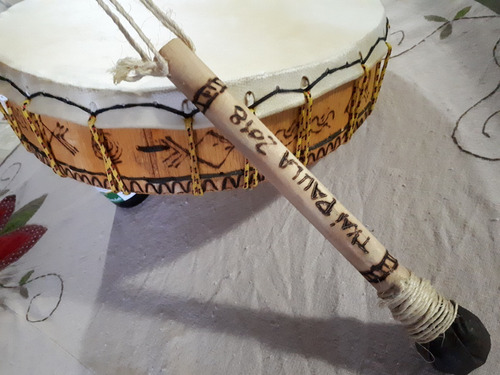 Tambor Xamanico Mod Lakota Artezanal Alta Sonoridade