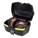 Maletero Para Moto Con Respaldo Top Case Para 2 Cascos 52l