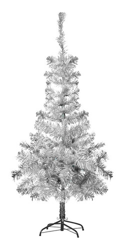 Arbol De Navidad 1.5 M Blanco Verde Arbolito Pino Navideño