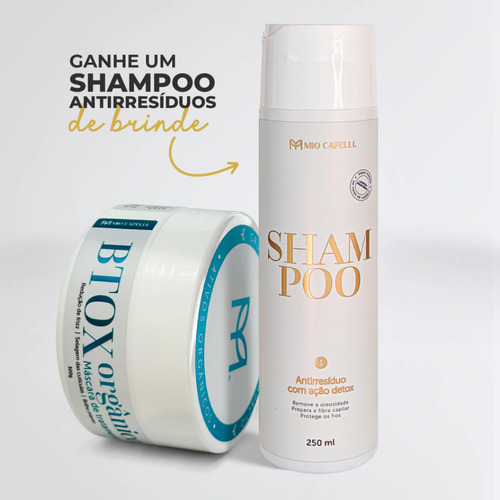 Botox Orgânico + Shampoo Detox De Brinde | Mio Capelli®