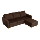 Sillon Esquinero Chenille Antidesgarro Sofa Muebles Oasis