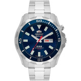Relógio Orient Masculino Automático Fundo Azul 469ss078f D1s