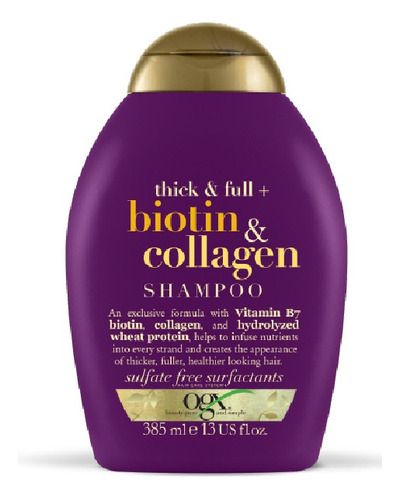 Shampoo Ogx Biotin & Collagen X385ml