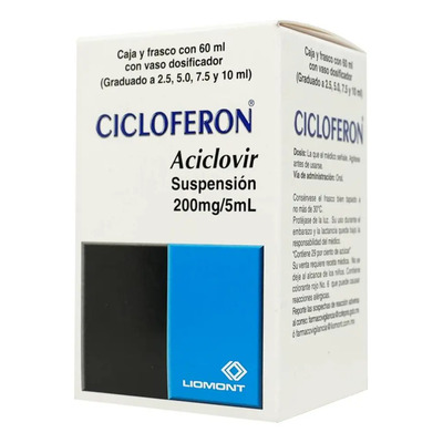 Cicloferon Suspensión 200 Mg\u002F5 Ml, 1 Frasco 60 Ml + Vaso Dosificador | Envío gratis
