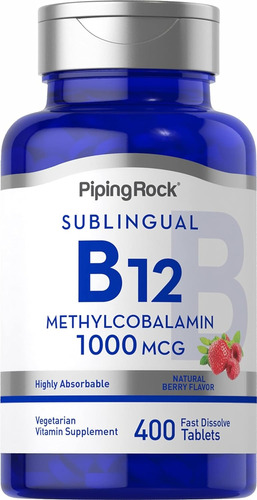 Metilcobalamina Vitamina B12 1000 Sublingual 400 Eg X25