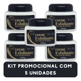Kit 5 Creme Esfoliante Com Sebo De Carneiro San Jully 240g