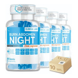 Combo 10x Burn Abdomen Night Emagrecedor Noturno - Revenda