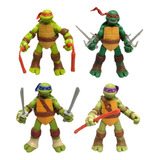 Tortugas Ninja Set De 4 Figuras [u]