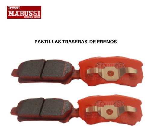 Pastillas Traseras De Frenos Dodge Avenger 2.7 2007-2011 Foto 2